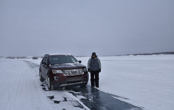 DETTAH ICE ROAD ON GREAT SLAVE LAKE