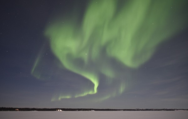 AURORA OVER GREAT SLAVE LAKE